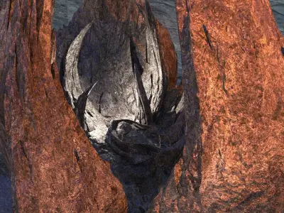 Alien desert Empress ruins 6 3D model