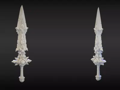 Stylized Sword 30 3D model