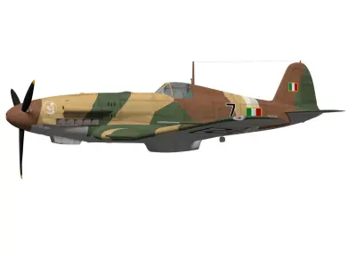 Fiat G55 Centauro Serie1 3D model
