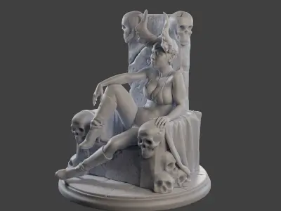 Dark Queen DQ1 001 3D print model