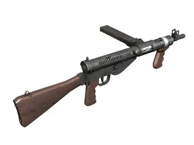 Sten MK V Submachine Gun 3D model