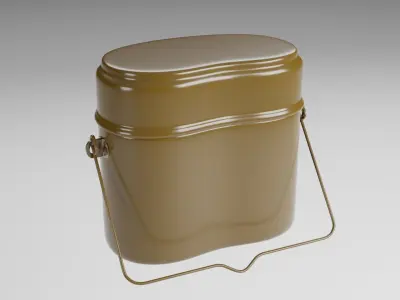 Army Billy Can 3D model