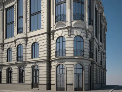 Old Building XVI 3D model