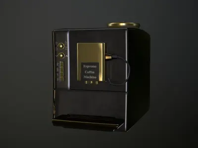 Coffee Maker Low-poly 3D model