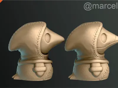 Plague Doctor Halloween Decoration Free 3D print model