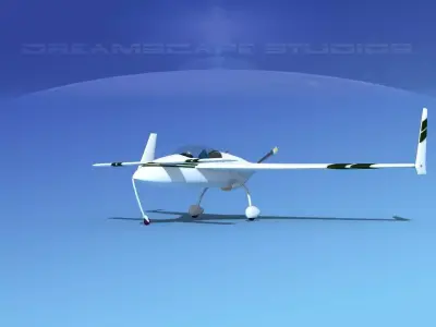 Rutan VariEze V07 3D model