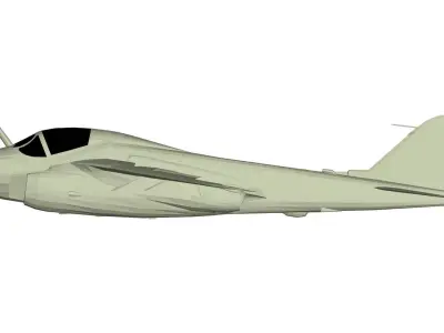 Grumman A-6 Intruder 3D model