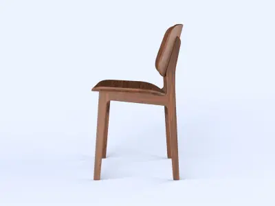 SOBORG WOODEN CHAIR COLOR 04 Free low-poly 3D model