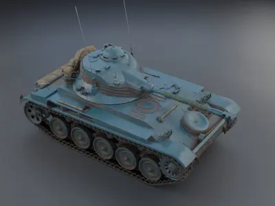 AMX-13 FL11 PBR Model 3D model