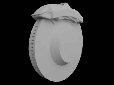 Brake caliper Free 3D model