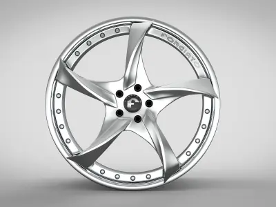 Forgiato Appuntito Low-poly 3D model