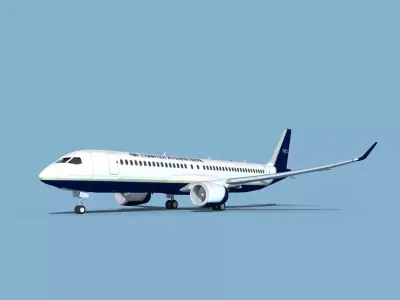Airbus A220-300 Air Charter Intl 3D model