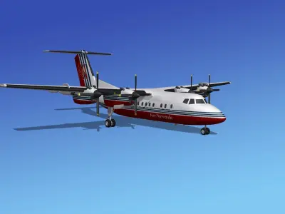 Dehavilland DHC-7 Aero Normandy 3D model