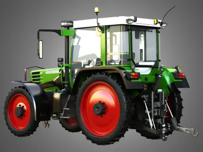Favorit 511C Farming Vehicle 3D model