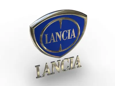 lancia logo 3D model