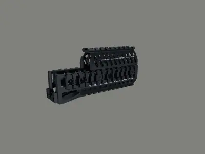 AK B-10 Zenit handguard  Low-poly 3D model