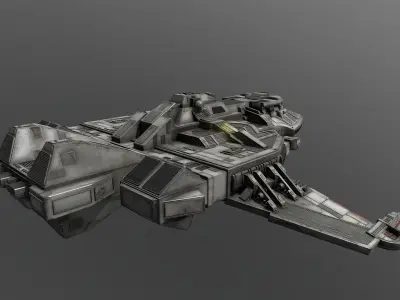 32Maquis-Raider star wars spaceship 3D model