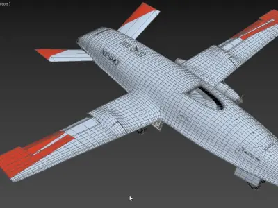 Boeing MQ25 Stingray Aerial Refueling Drone 3D model