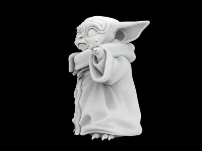 Baby Yoda 3D Print Model Grogu 3D print model
