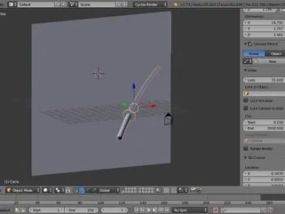 Katana objet pro 3D model