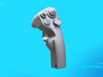  UAV Control Joystick Precision for Drone Operations Free 3D model