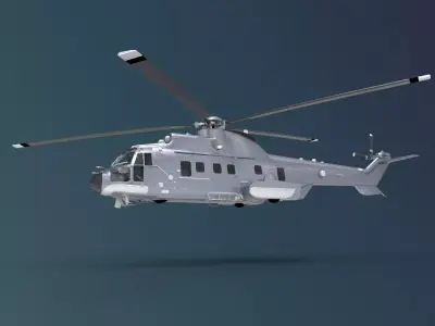Airbus Helicopters H225 Super Puma 3D model