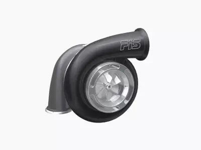 Forced Inductions GTR 98mm GEN3 turbocharger Low-poly 3D model