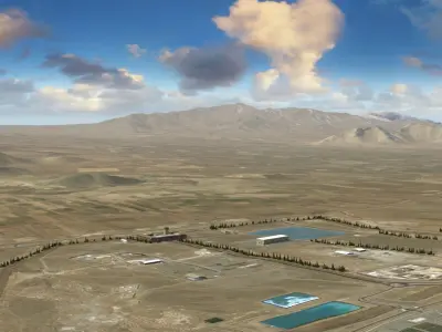 Desert Research Facility 3D model