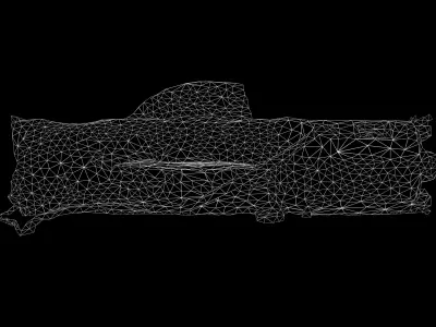 Destroyed OTR-21 SS-21 Scarab Tochka-U P2 Photoscan Game Ready Low-poly 3D model