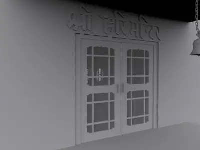 Hari Krishan Temple 3D model