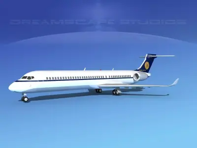 Comac ARJ21-900 Myanmar Airlines  3D model