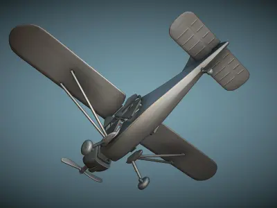 Stinson L-5 Sentinel - 3D Printable Model 3D print model