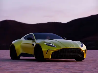aston martin vantage Free 3D model