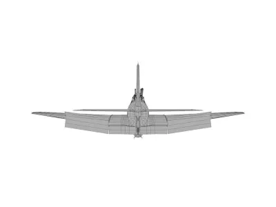 Douglas SBD - WW2 Plane Low-poly 3D model