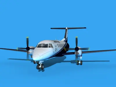 Embraer EMB120 Dakota Air 3D model
