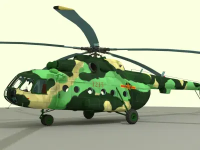 Mil Mi-8 Helicopter  3D model