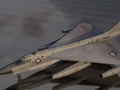 Convair B-58 Hustler 3D model