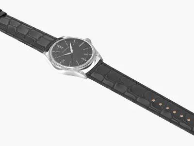 Classic Open Wrist Watch 1 3D model