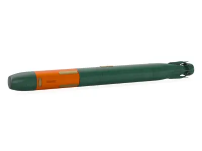 MK 48 Heavyweight ASW Torpedo 3D model