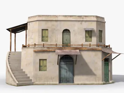 Arab xx28 Low-poly 3D model