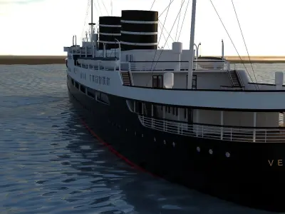 MS Venus Bergen Line Low-poly 3D model