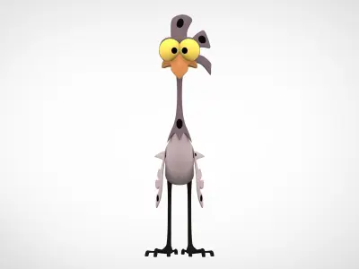 Spot Chicken Low-poly 3D model