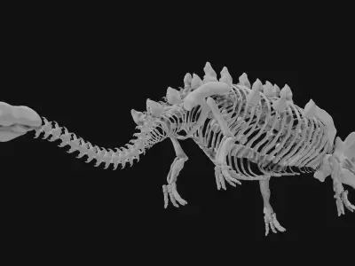Ankylosaurus skeleton 3D model