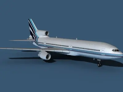 Lockheed L-1011-50 Corporate 3 3D model