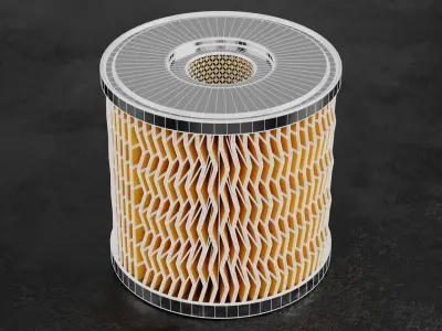 Car Filter Type G 3D model