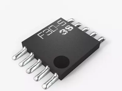 Small Chip with 2K PBR Textures 3D model