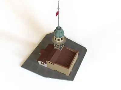 Maidens Tower 3D model