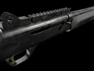 Benelli M4 Tactical Shotgun 3D model
