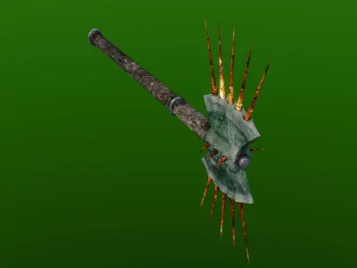 The Spike-Axe axe with spikes 3D model