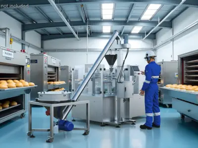 Bulk Product Packaging Machine Operation Worker 3D model